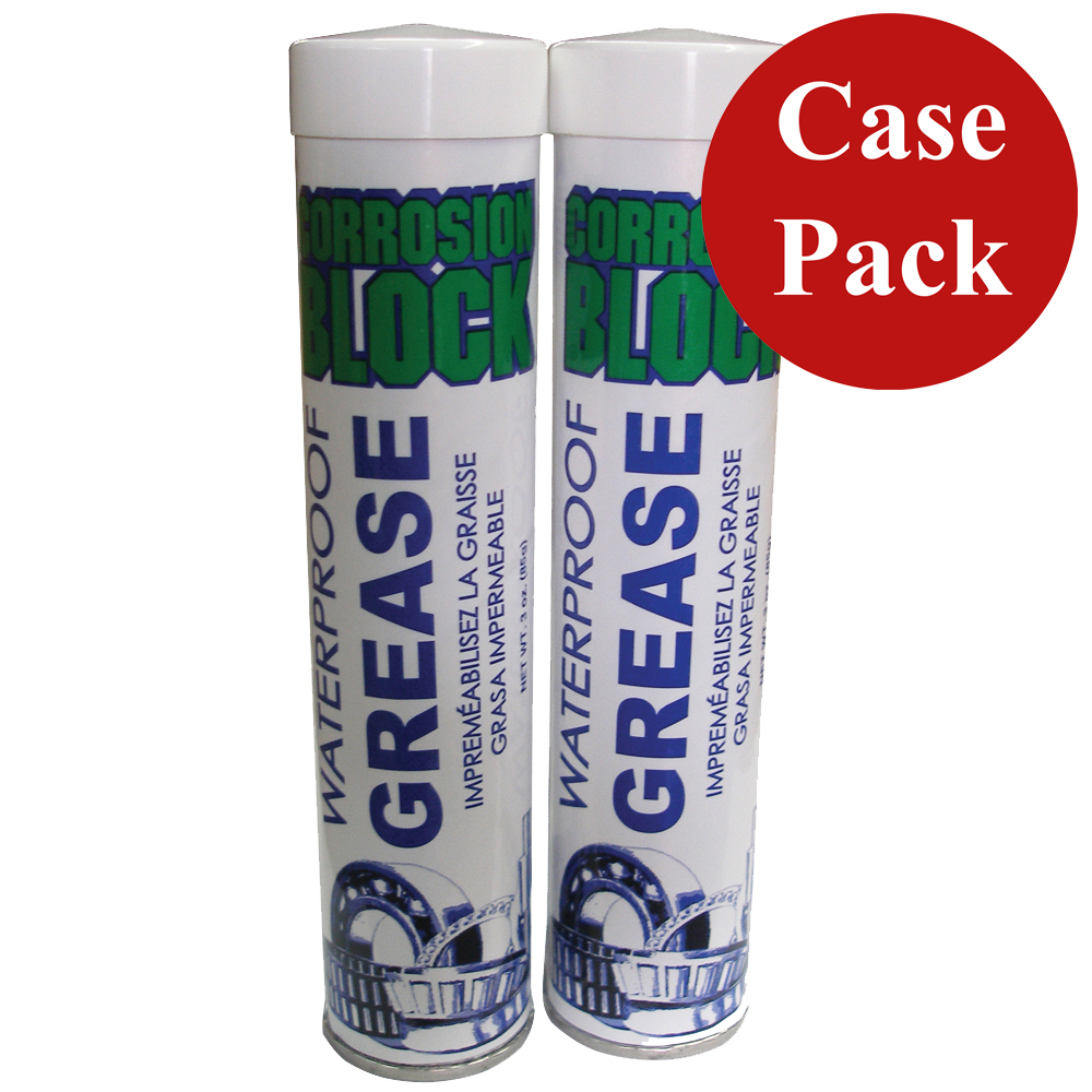 image for Corrosion Block High Performance Waterproof Grease – (2)2oz Tube – Non-Hazmat, Non-Flammable & Non-Toxic *Case of 6*