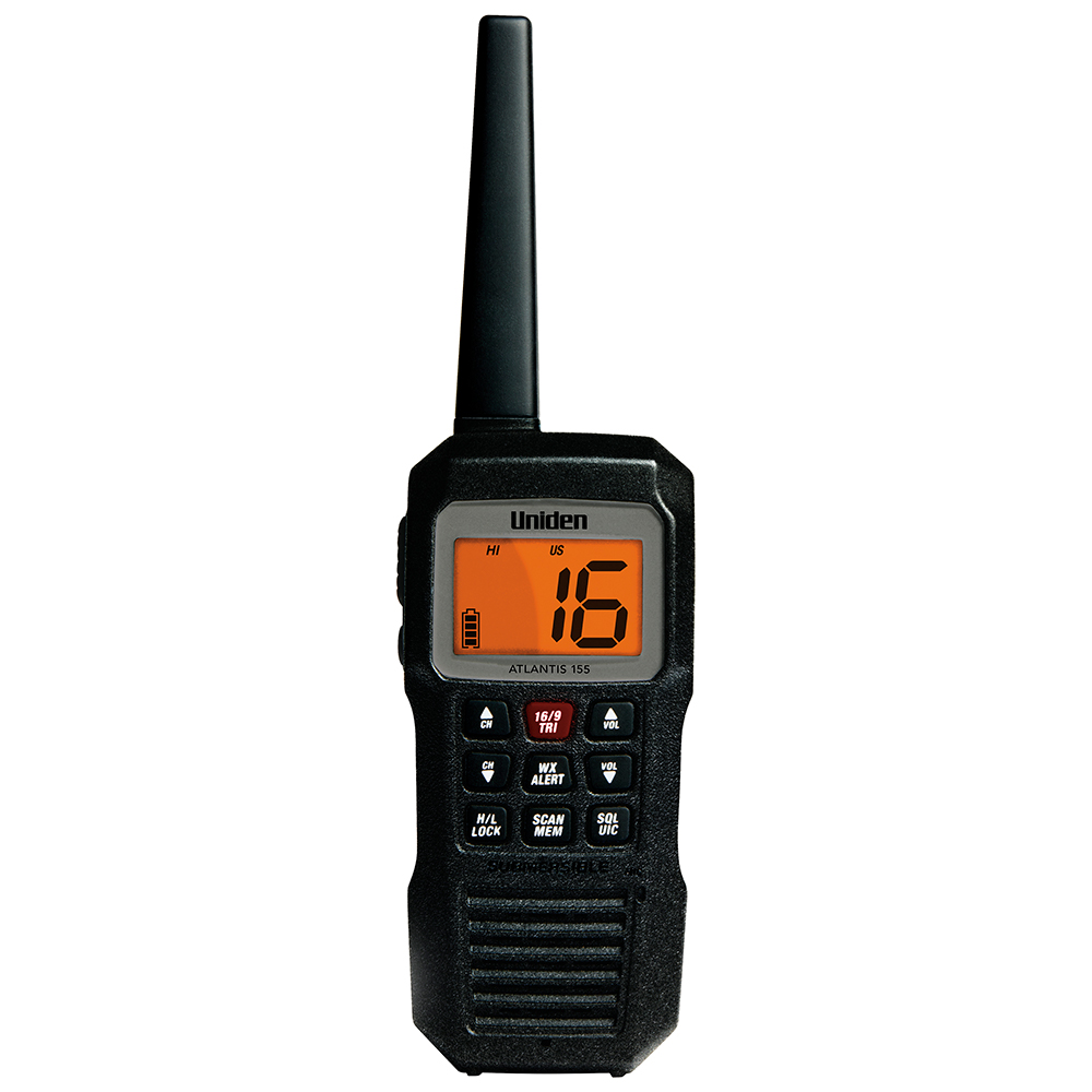 image for Uniden Atlantis 155 Handheld Two-Way VHF Floating Marine Radio
