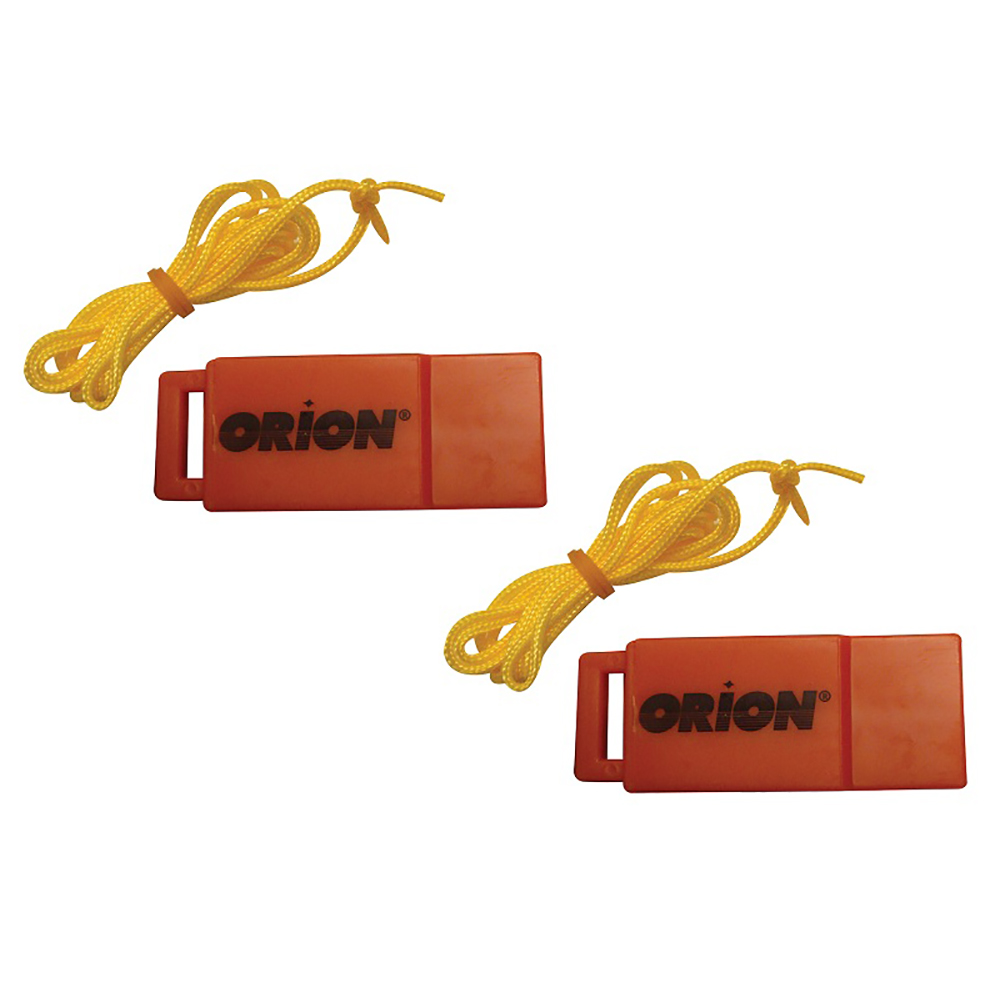 image for Orion Safety Whistle w/Lanyards – 2-Pack
