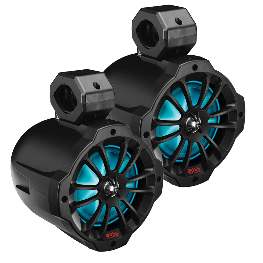 image for Boss Audio 6.5″ Amplified Wake Tower Multi-Color Illuminated Speakers – Black
