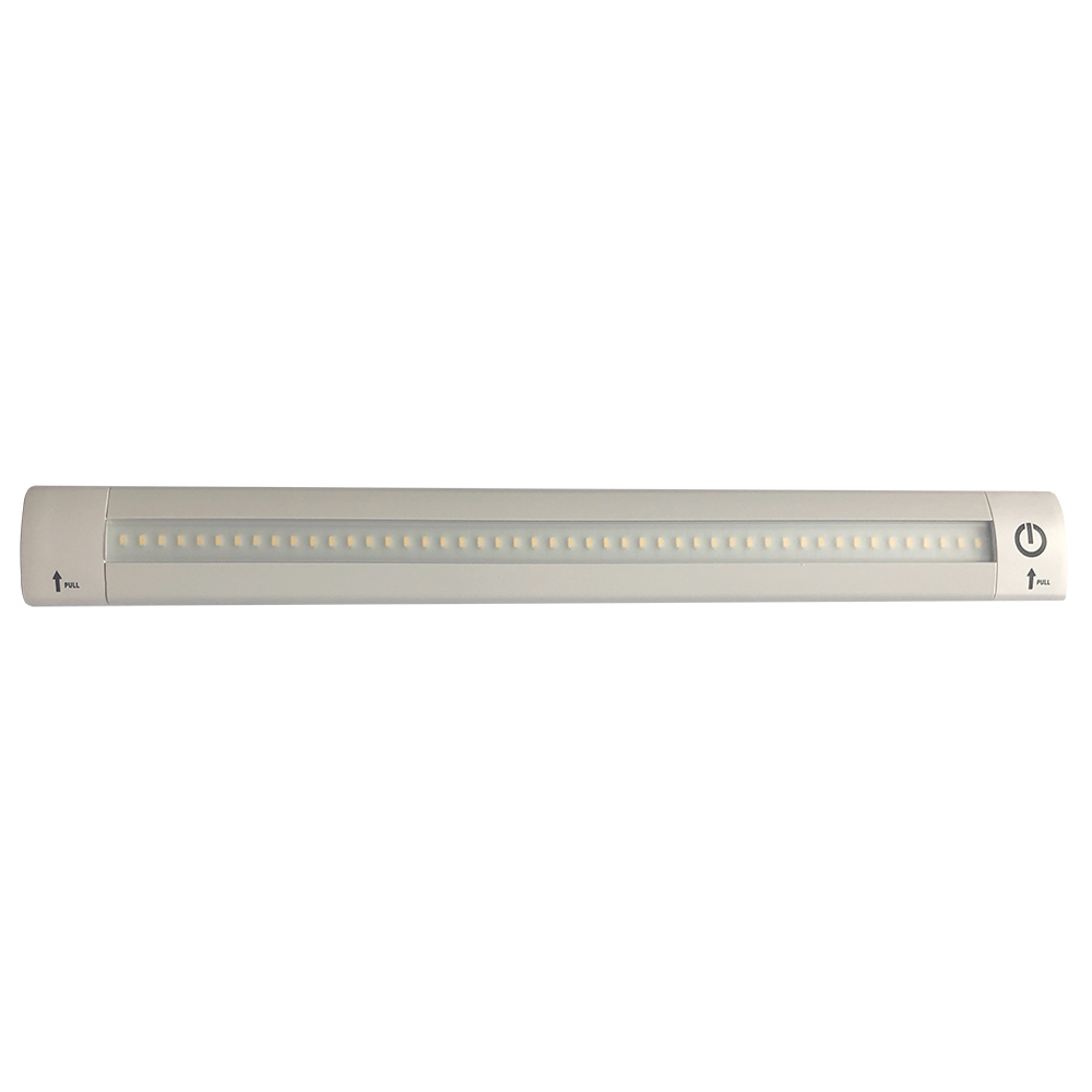 image for Lunasea 12″ Adjustable Linear LED Light w/Built-In Touch Dimmer Switch – Cool White