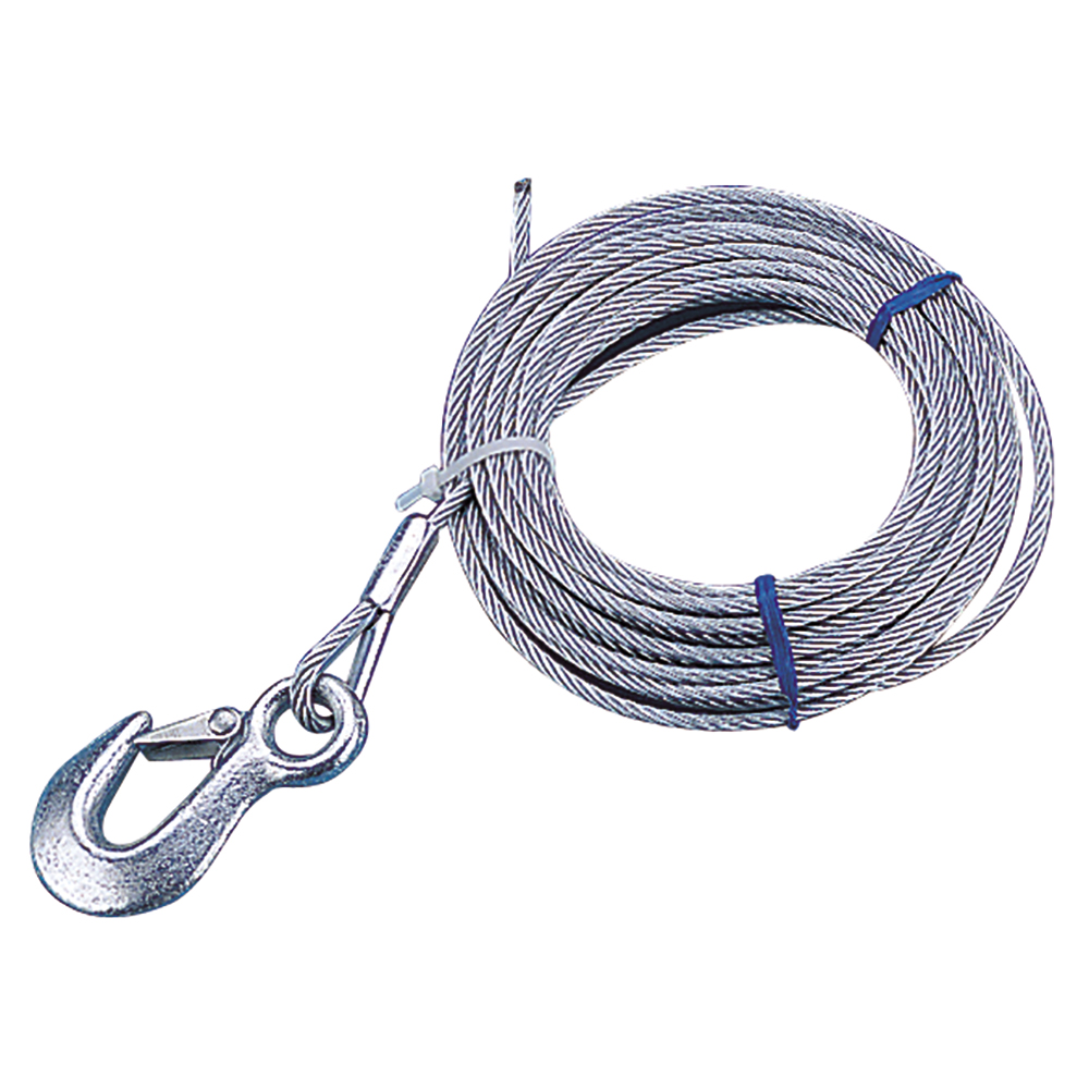 image for Sea-Dog Galvanized Winch Cable – 3/16″ x 20'