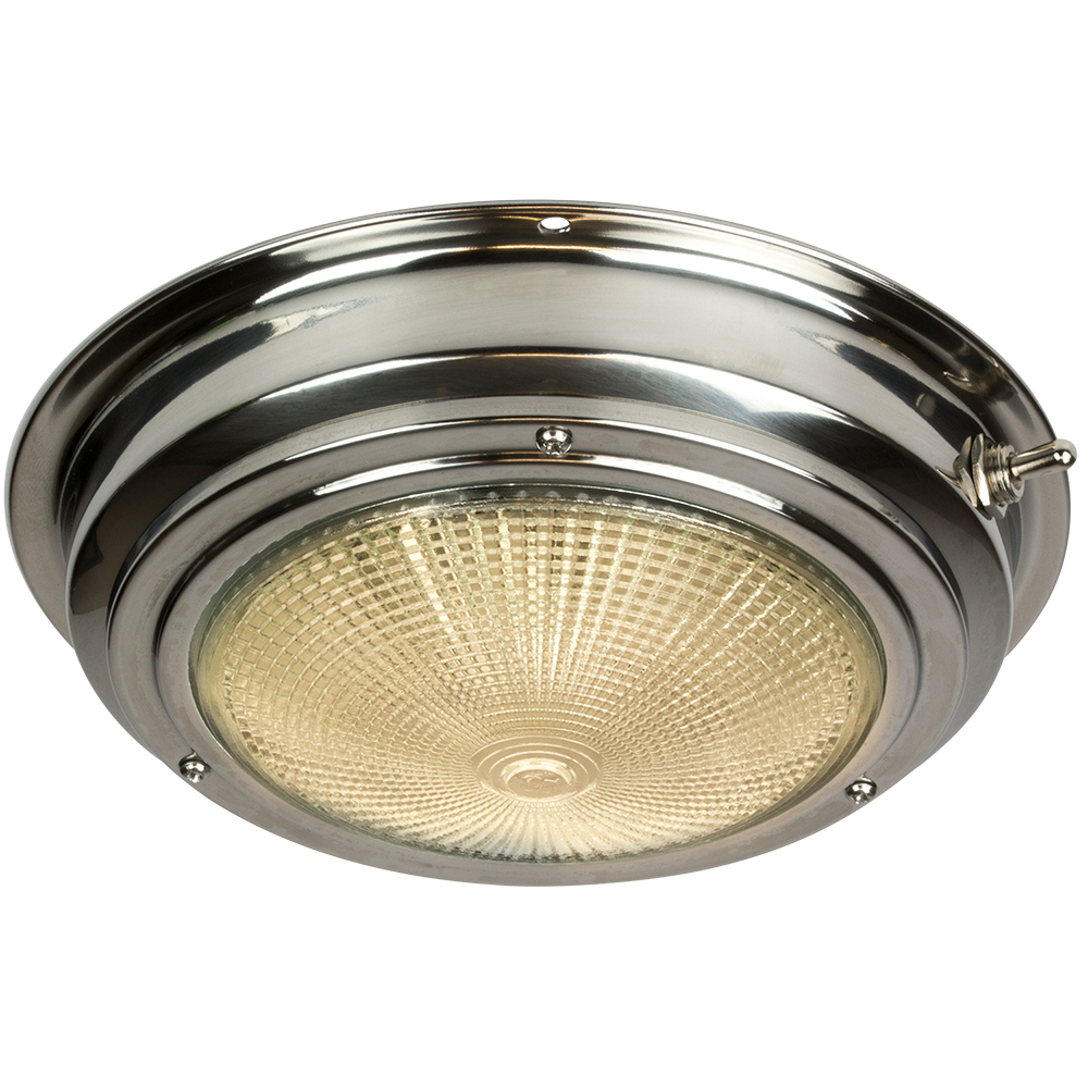 image for Sea-Dog Stainless Steel Dome Light – 5″ Lens