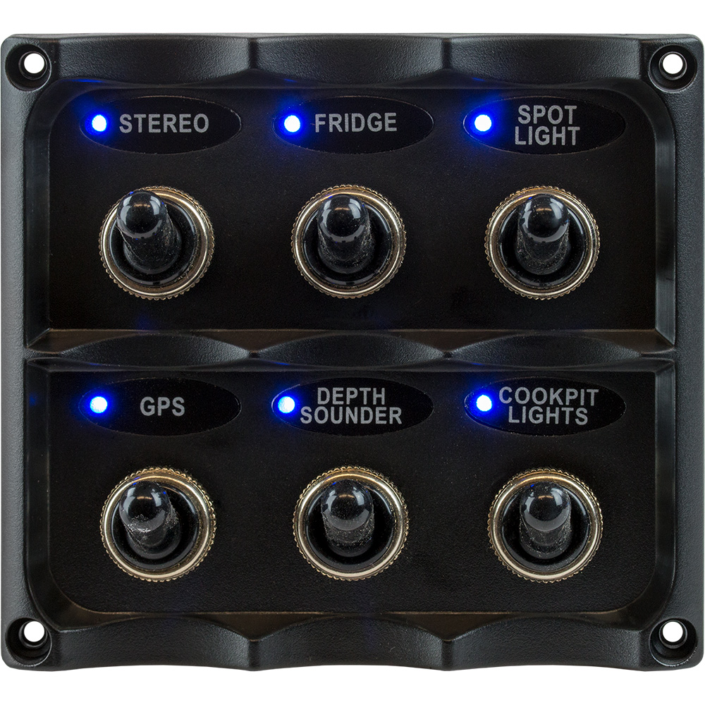image for Sea-Dog Water Resistant Toggle Switch Panel