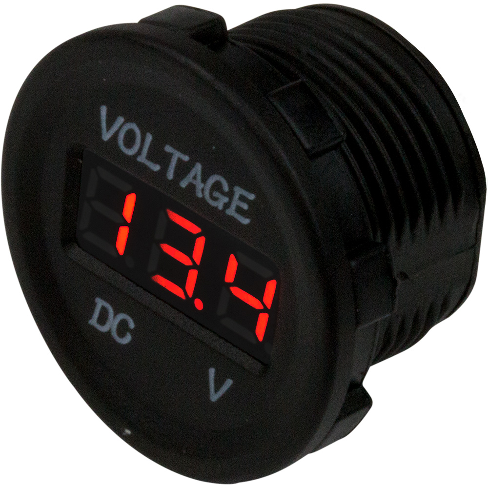 image for Sea-Dog Round Voltage Meter – 6V-30V