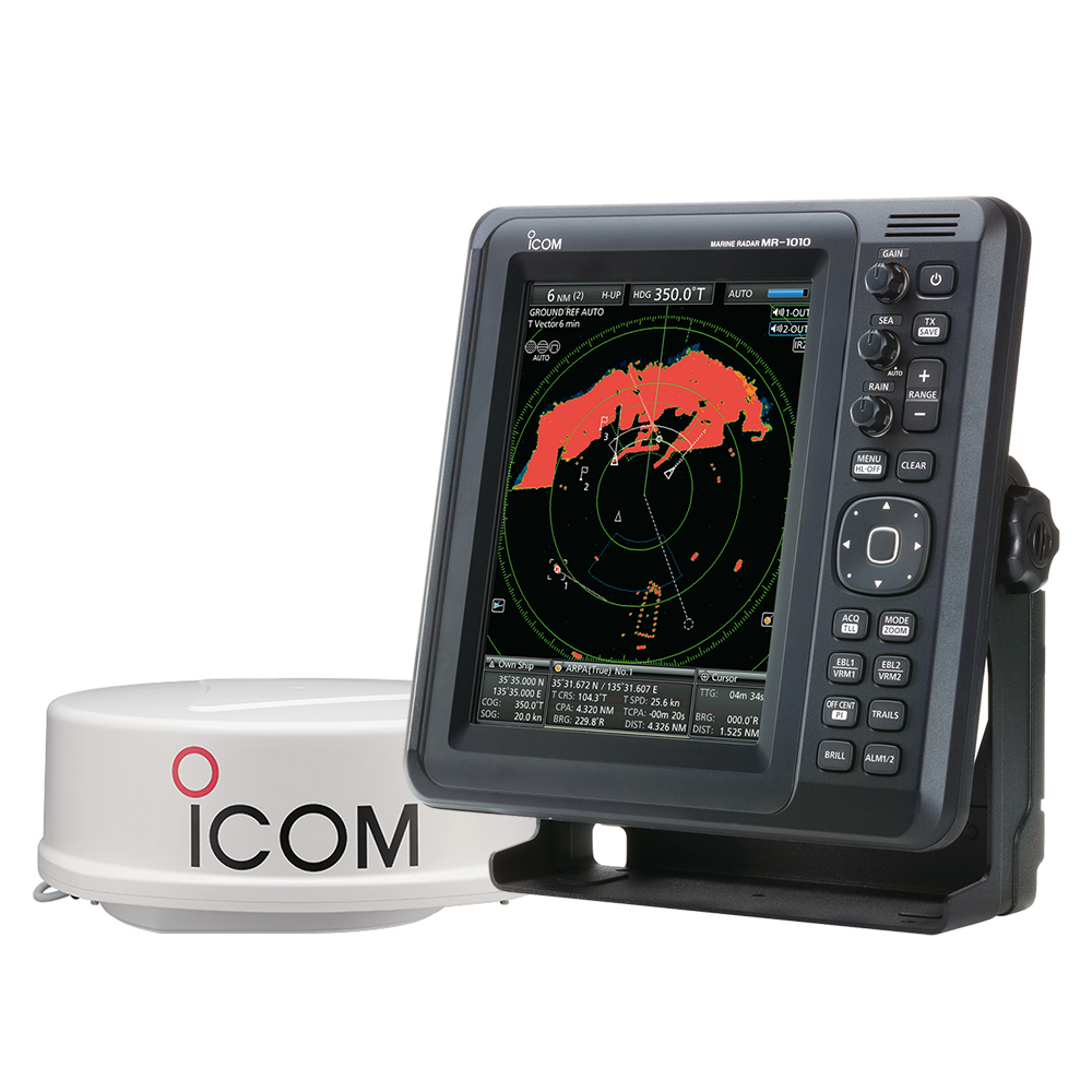 image for Icom MR-1010RII Marine Radar – 4kW – 10.4″ Color Display