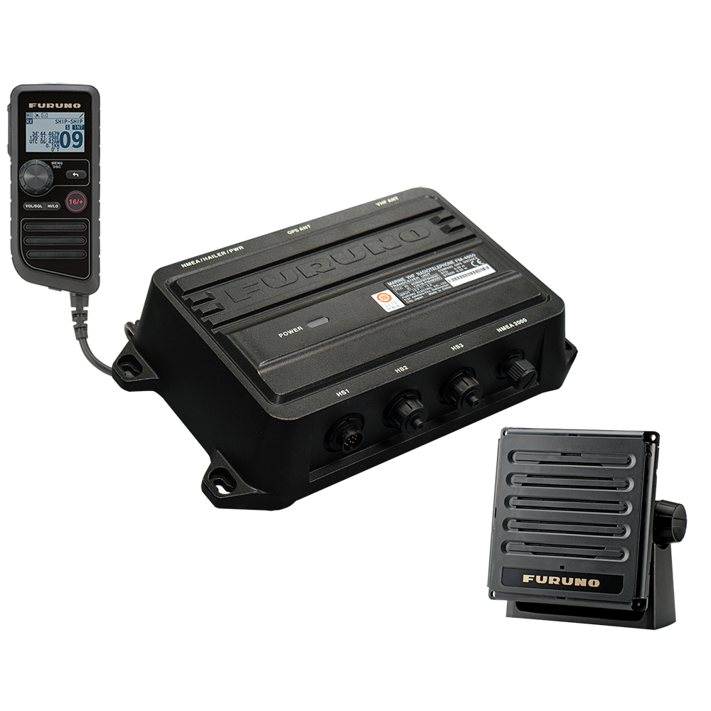 image for Furuno FM4850 Black Box VHF Radio w/GPS, AIS, DSC & Loudhailer