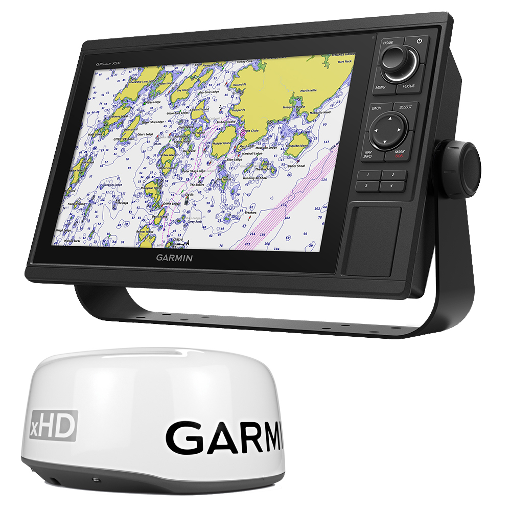 Garmin GPSMAP 1242xsv Keyed Networking Combo - No Transducer w/GMR 18XHD Bundle - 010-01741-03/GMR18XHD