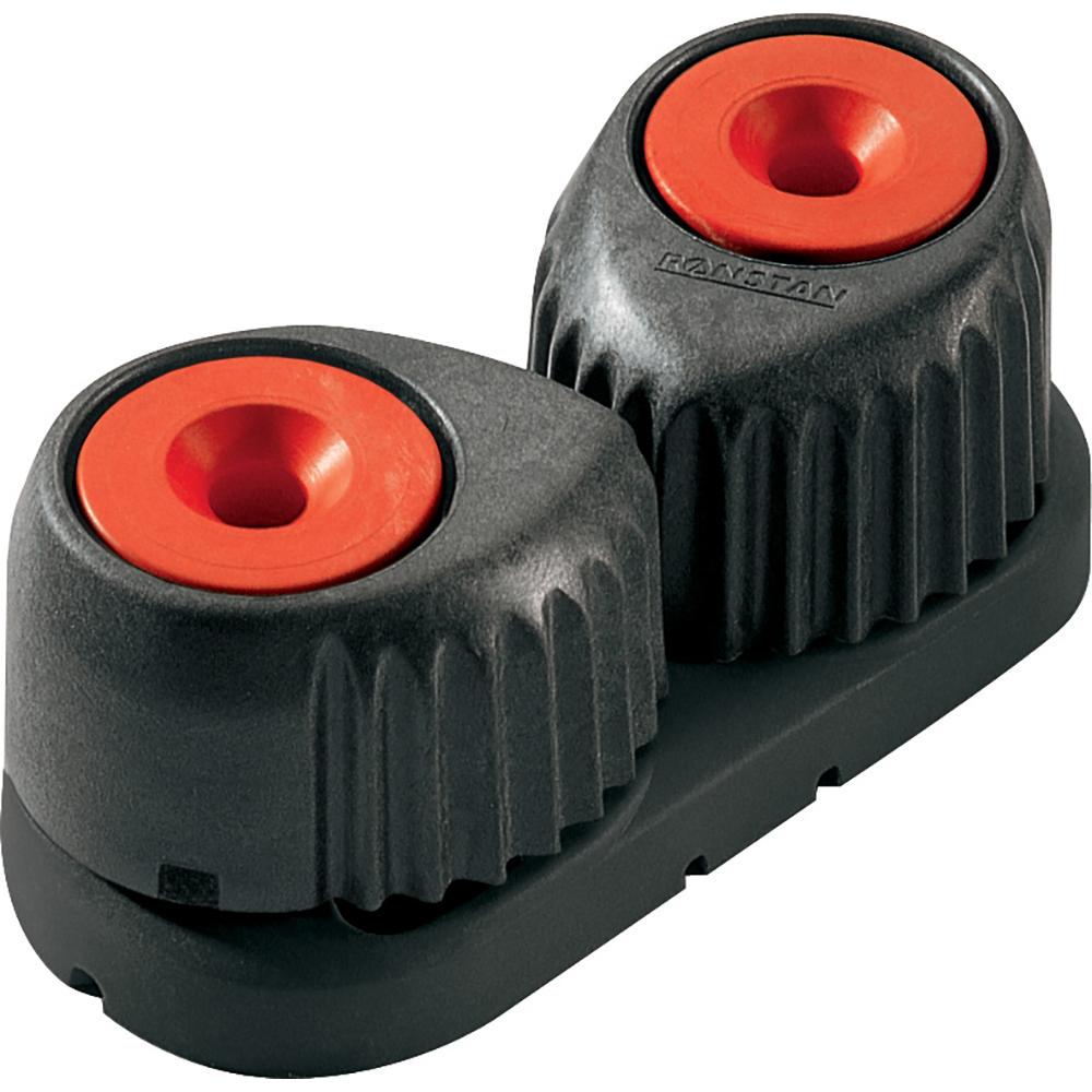 image for Ronstan Small Alloy Cam Cleat – Red, Black Base