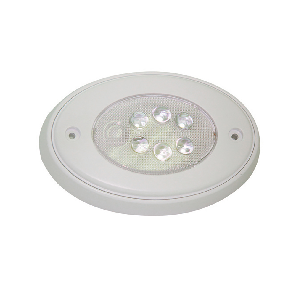 Aqua Signal Vienna Oval LED Multipurpose Light - Surface Mount Push Light - White CD-78502