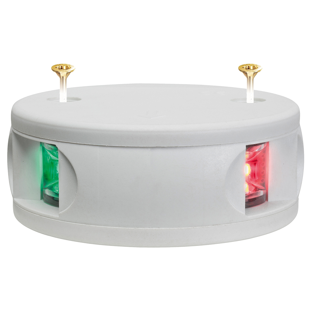 Aqua Signal Series 33 Bi-Color LED Deck Mount Light - White Housing CD-78552