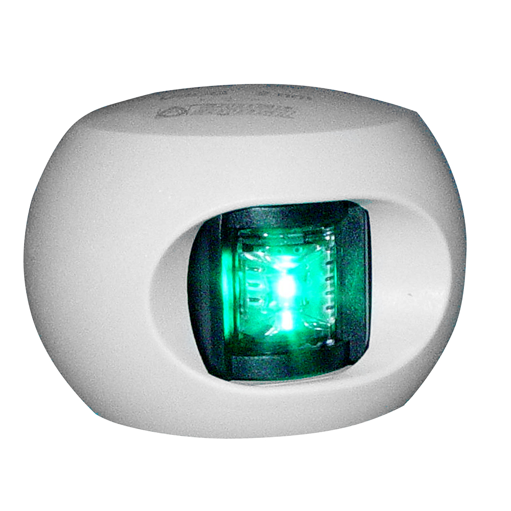 Aqua Signal Series 33 Starboard LED Side Mount Light - White Housing CD-78554