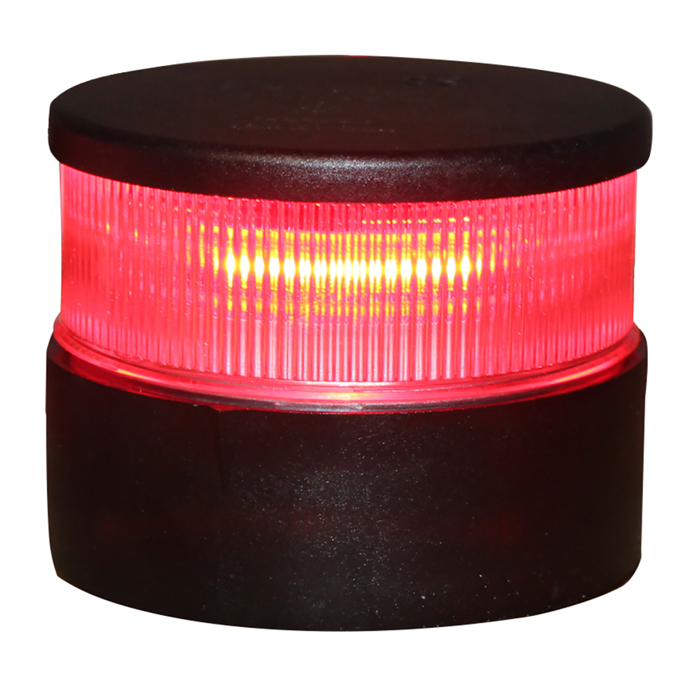 Aqua Signal Series 34 All-Round Mast Mount Light - Red LED - Black Housing CD-78563