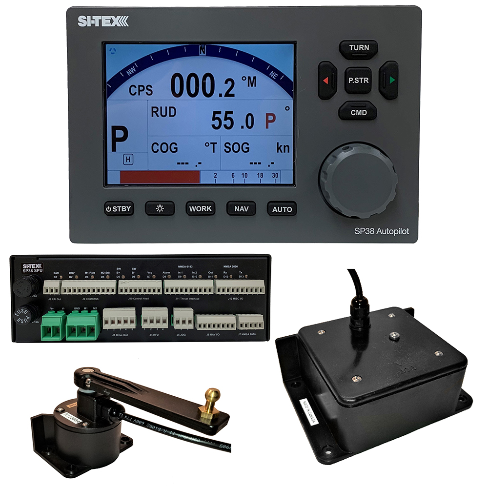 image for SI-TEX SP38-2 Autopilot Core Pack Including Flux Gate Compass & Rotary Feedback, No Pump
