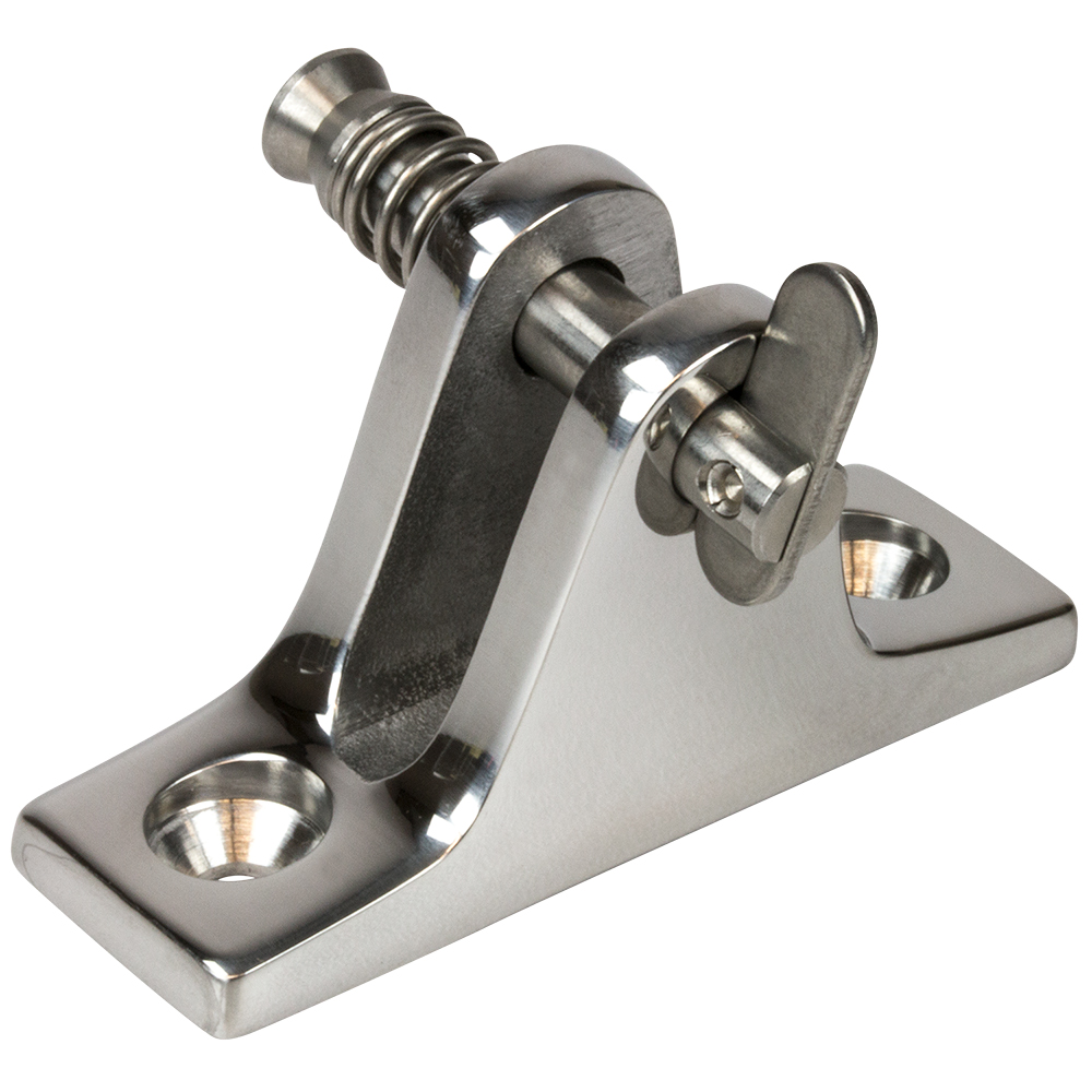image for Sea-Dog Stainless Steel Angle Base Deck Hinge – Removable Pin