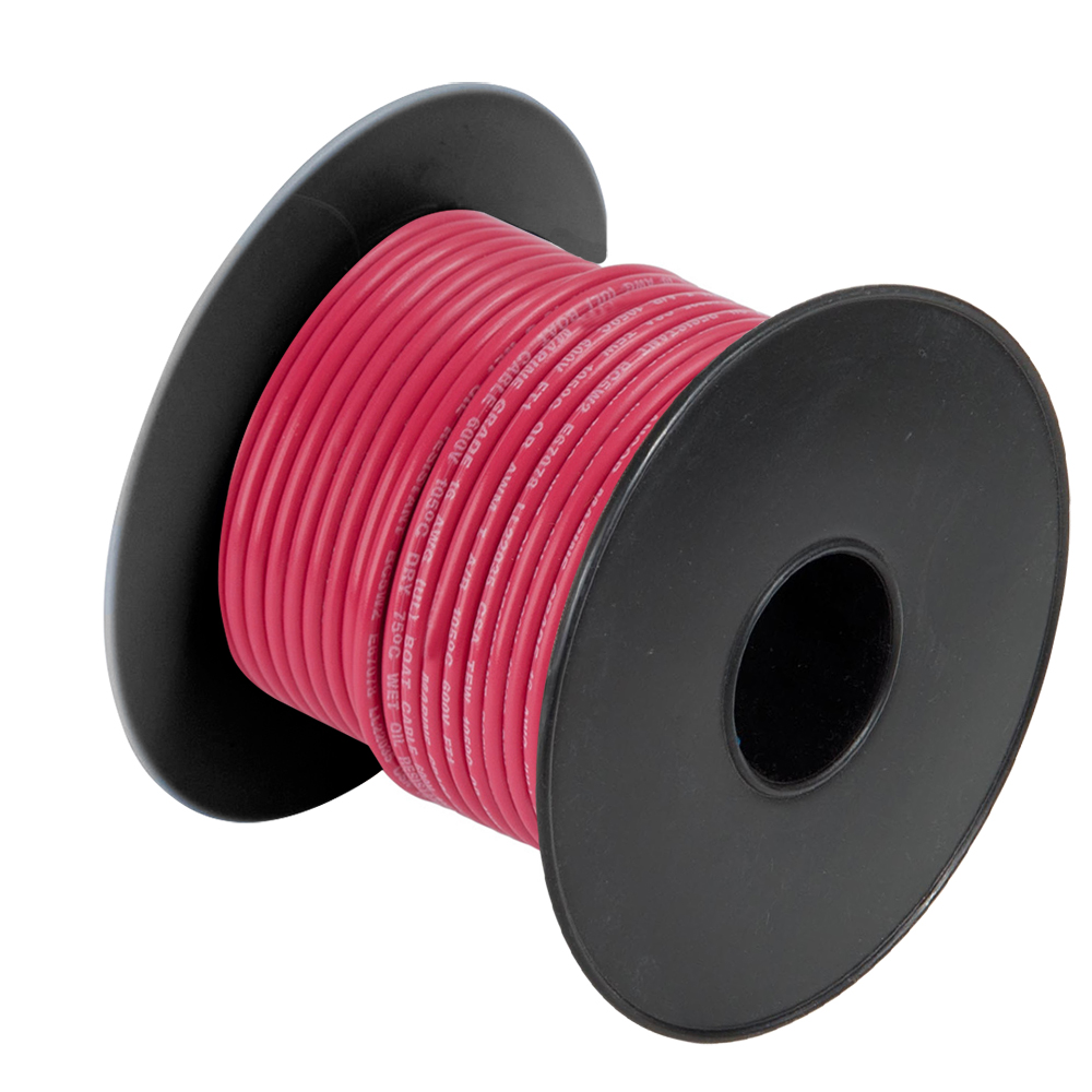 image for Cobra Wire 12 Gauge Flexible Marine Wire – Red – 250'