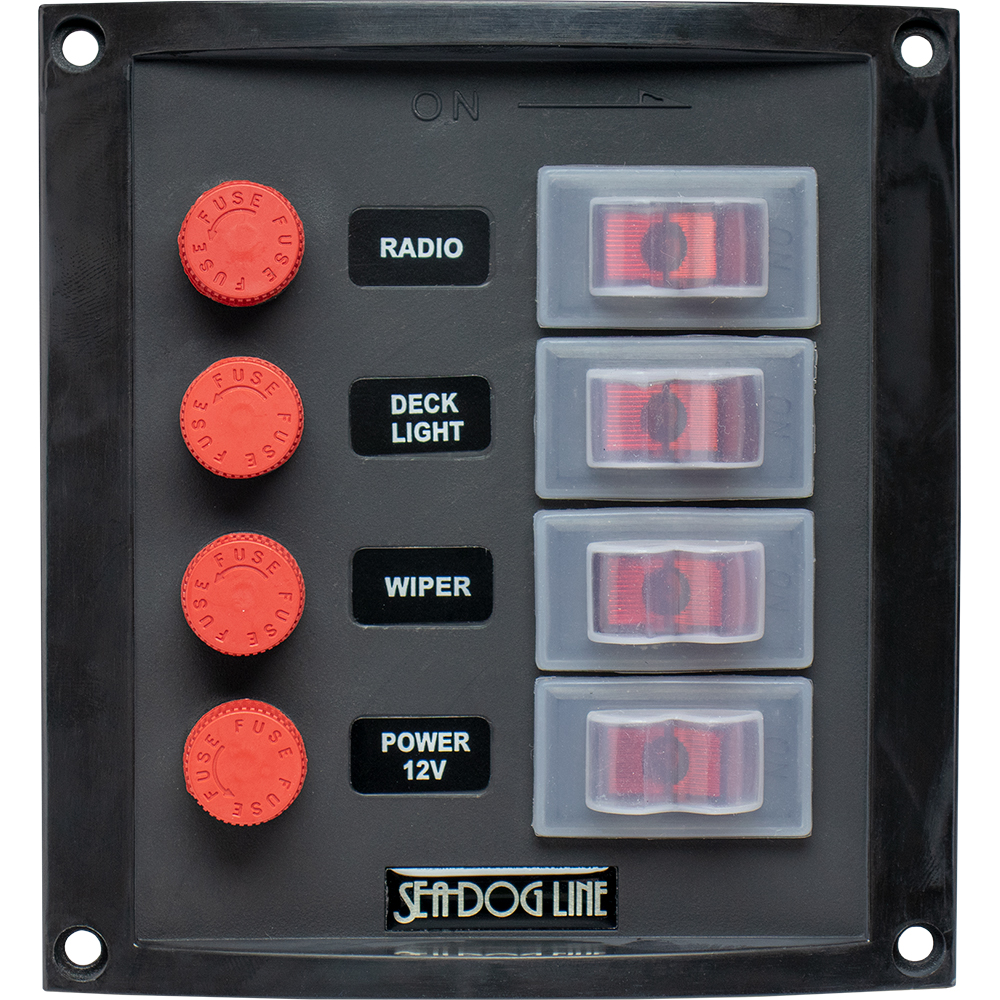 image for Sea-Dog Splash Guard Switch Panel Vertical – 4 Switch