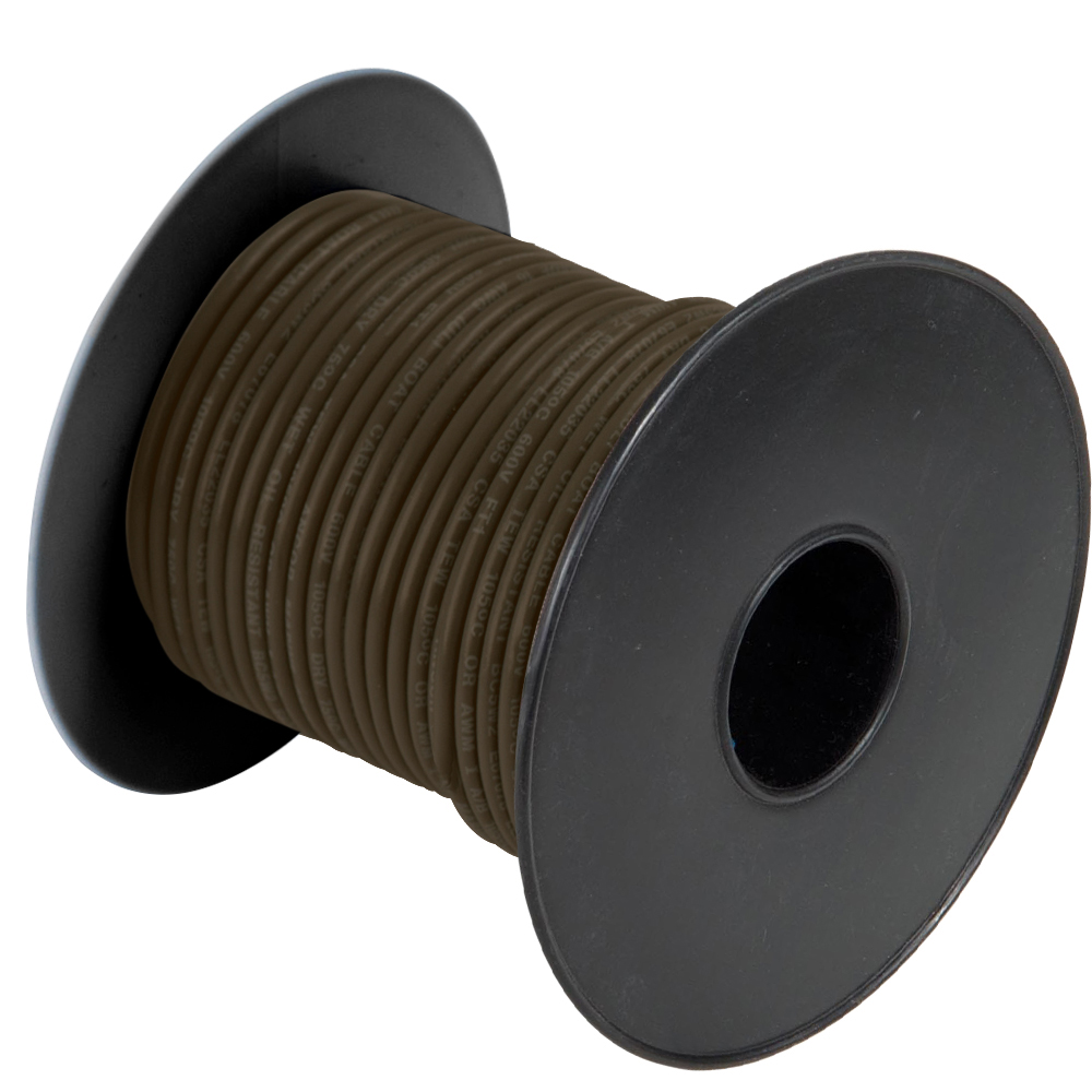 image for Cobra Wire 14 Gauge Flexible Marine Wire – Brown – 250'