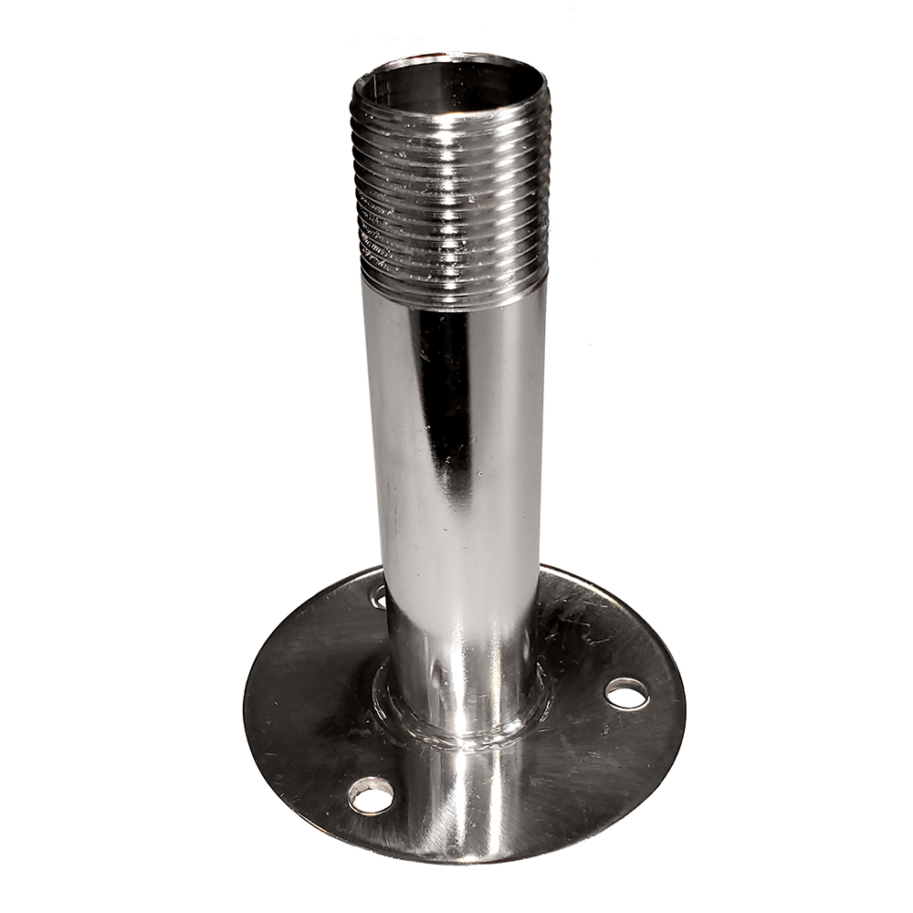 image for Sea-Dog Fixed Antenna Base 4-1/4″ Size w/1″-14 Thread Formed 304 Stainless Steel