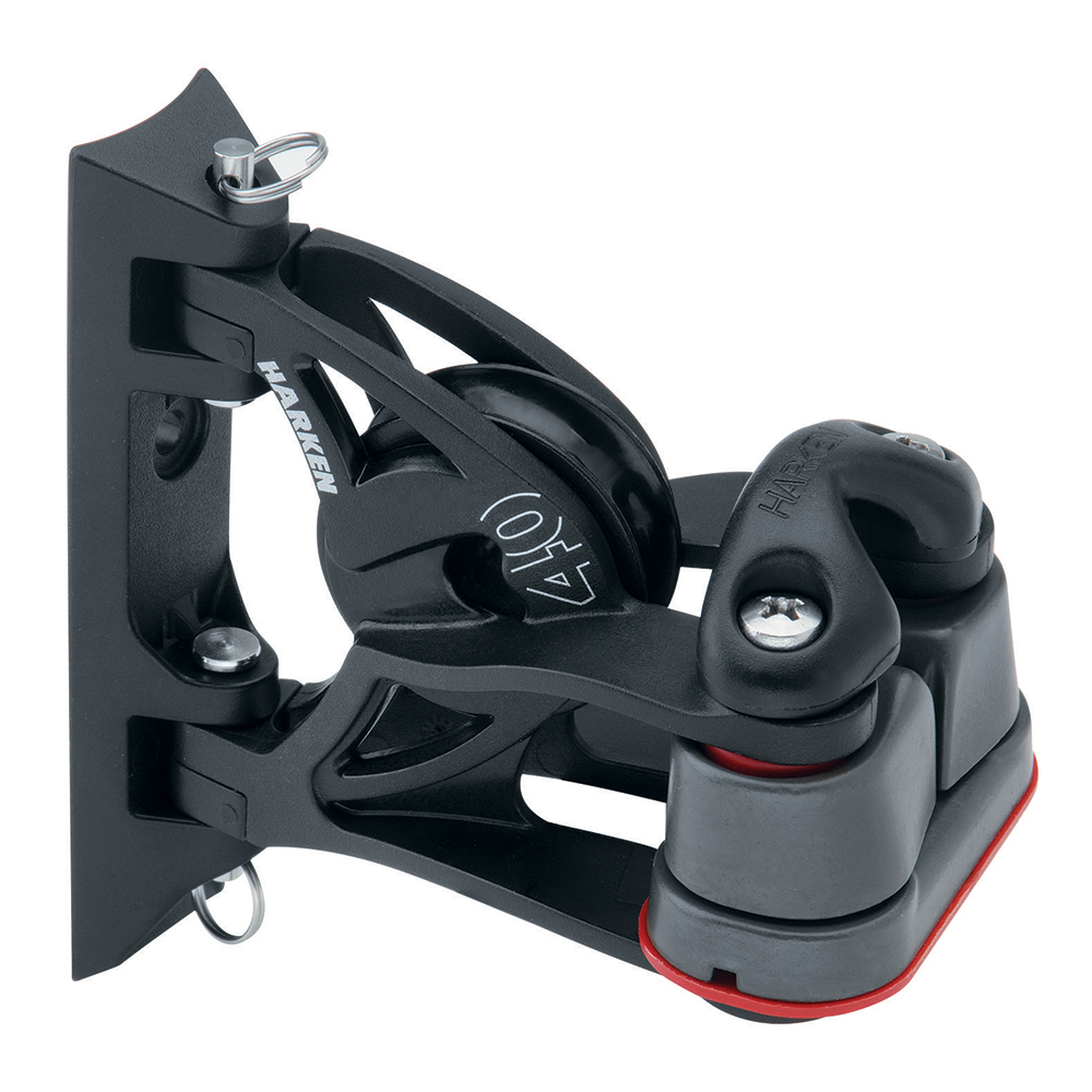 image for Harken 40mm Carbo Air Pivoting Lead Block w/Aluminum Cam-Matic® Cleat
