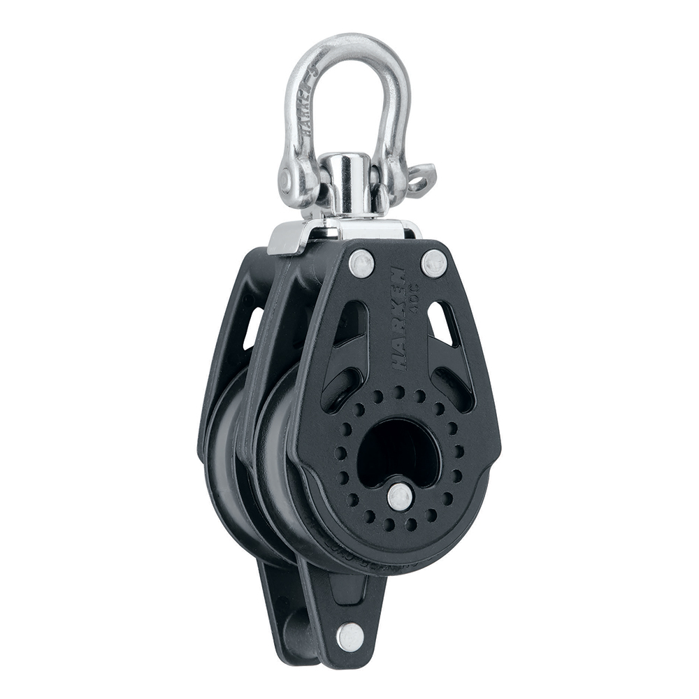 image for Harken 40mm Carbo Air Double Swivel Block w/Becket