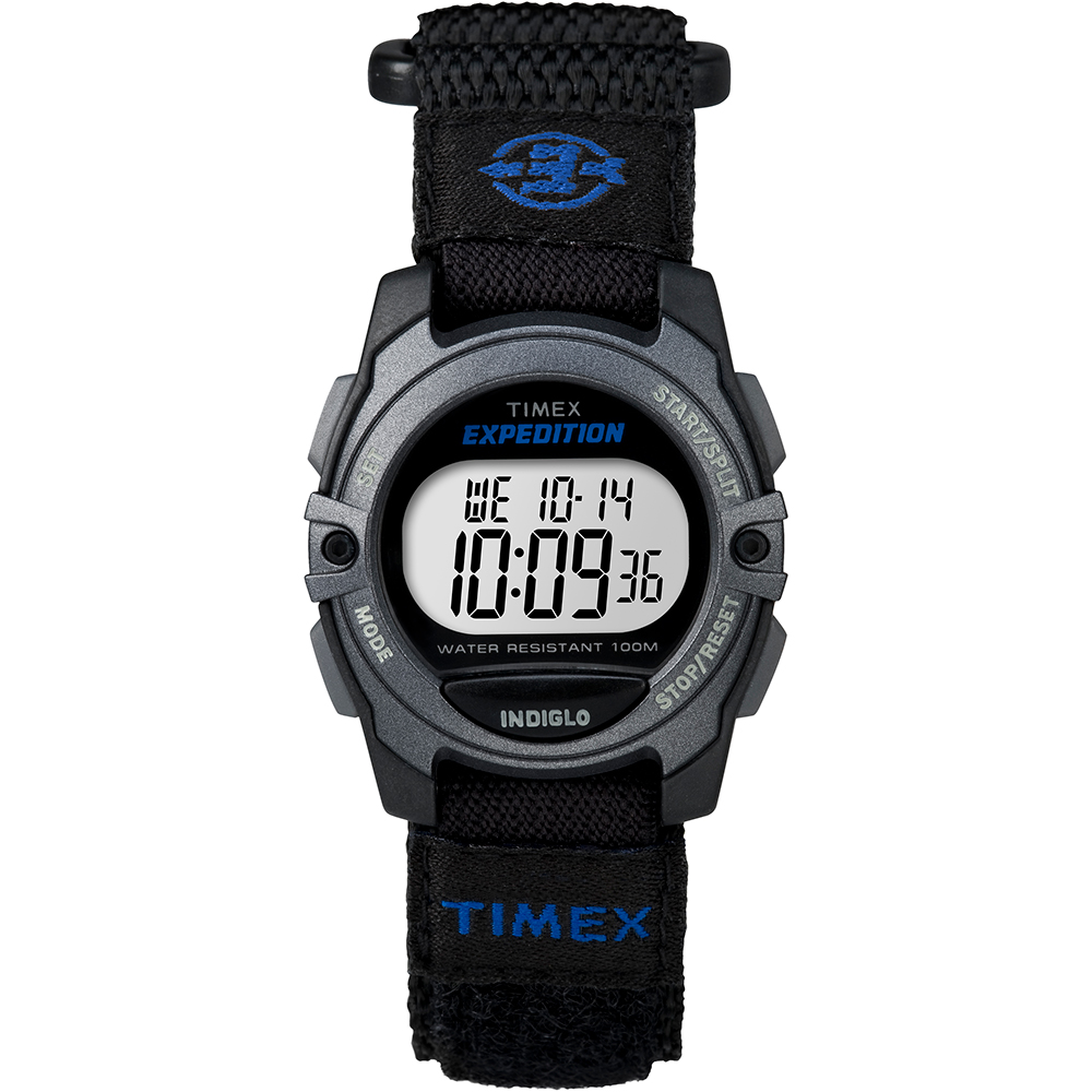 image for Timex Expedition® Digital Core Fast Strap – Black/Blue