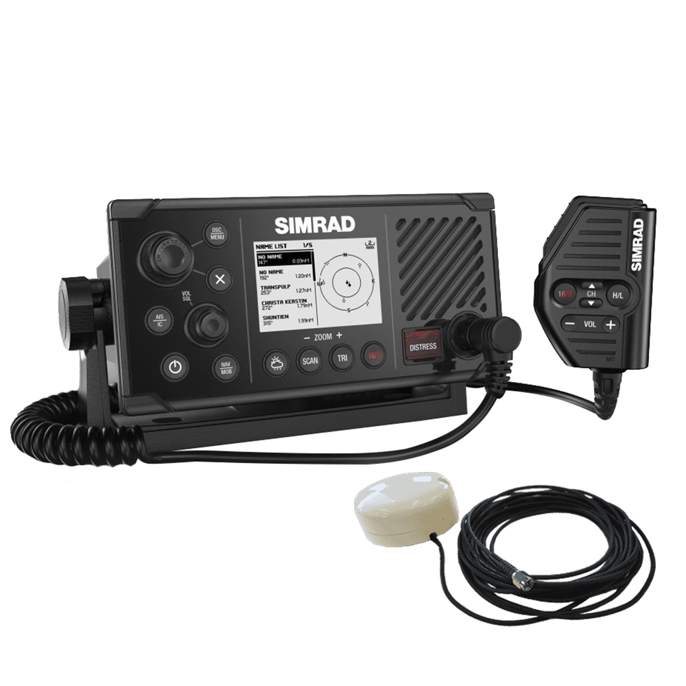 image for Simrad RS40-B VHF Radio w/Class B AIS Transceiver & GPS-500 Antenna
