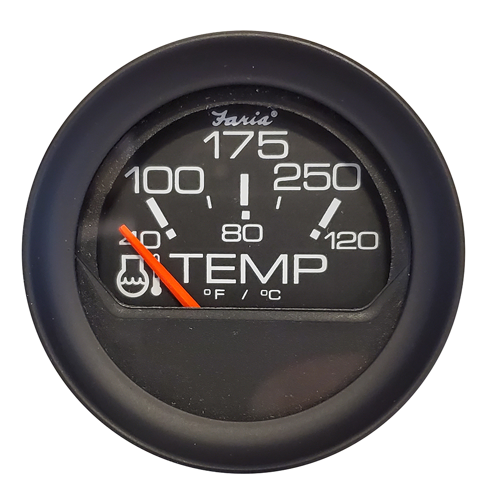 image for Faria 2″ Water Temperature Gauge (100-200°F)
