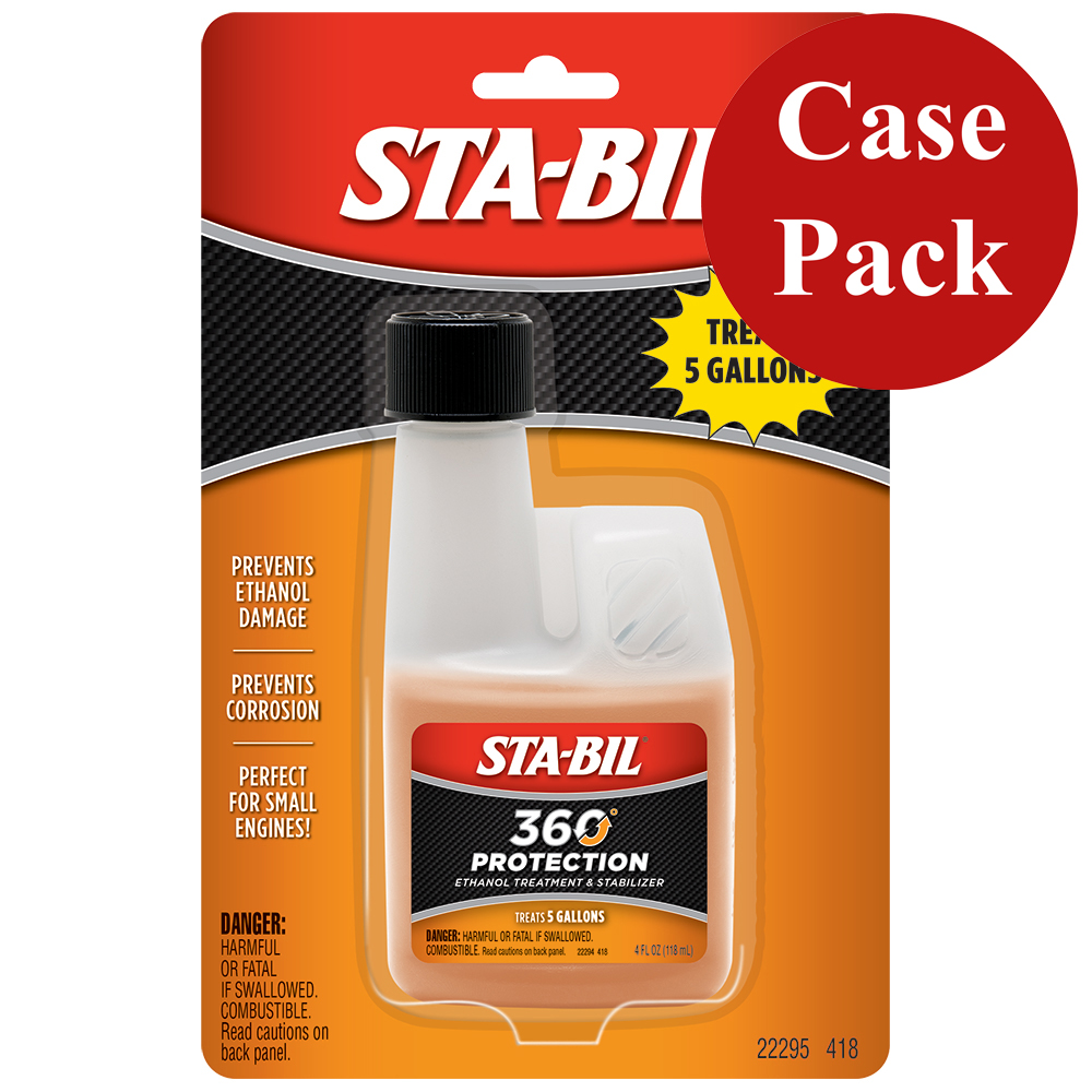 STA-BIL 360 Protection - Small Engine - 4oz *Case of 6* - 22295CASE