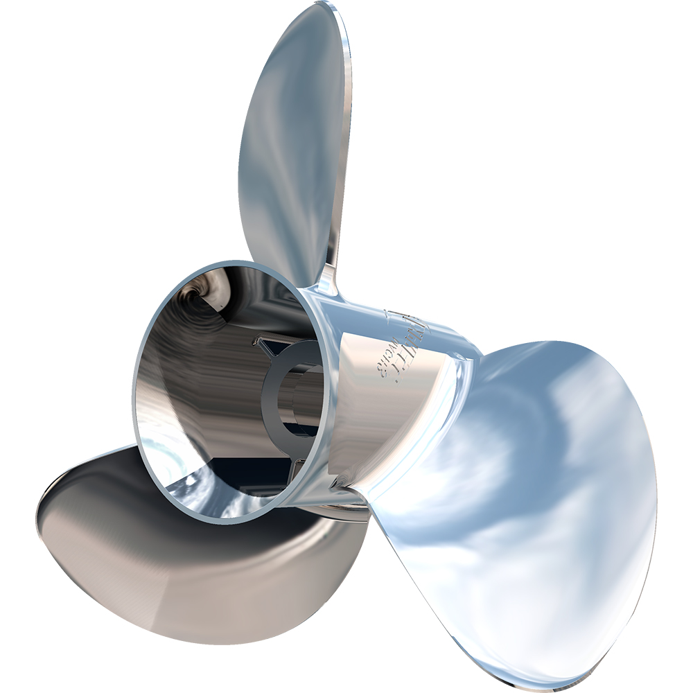 image for Turning Point Express® Mach3™ – Left Hand – Stainless Steel Propeller – EX-1415-L – 3-Blade – 14.5″ x 15 Pitch