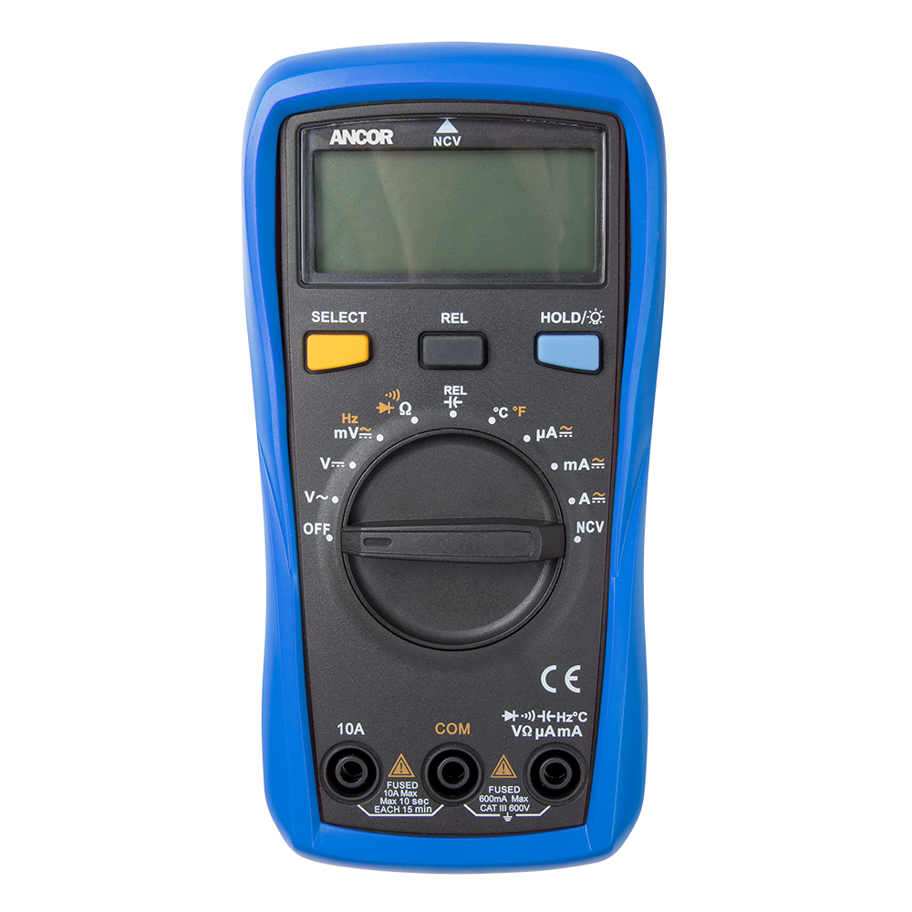 Ancor True RMS 12 Function Digital Multimeter CD-80208