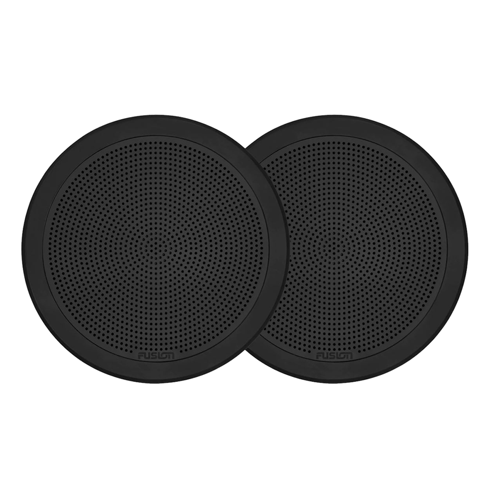 image for Fusion FM-F65RB FM Series 6.5″ Flush Mount Round Marine Speakers – Black Grill – 120W