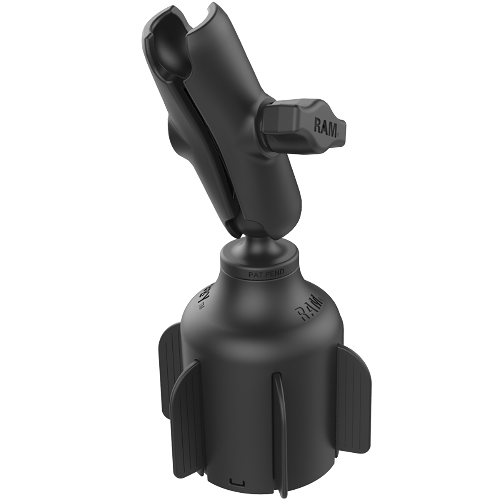image for RAM Mount Stubby Cup Holder Mount w/Double Socket Arm
