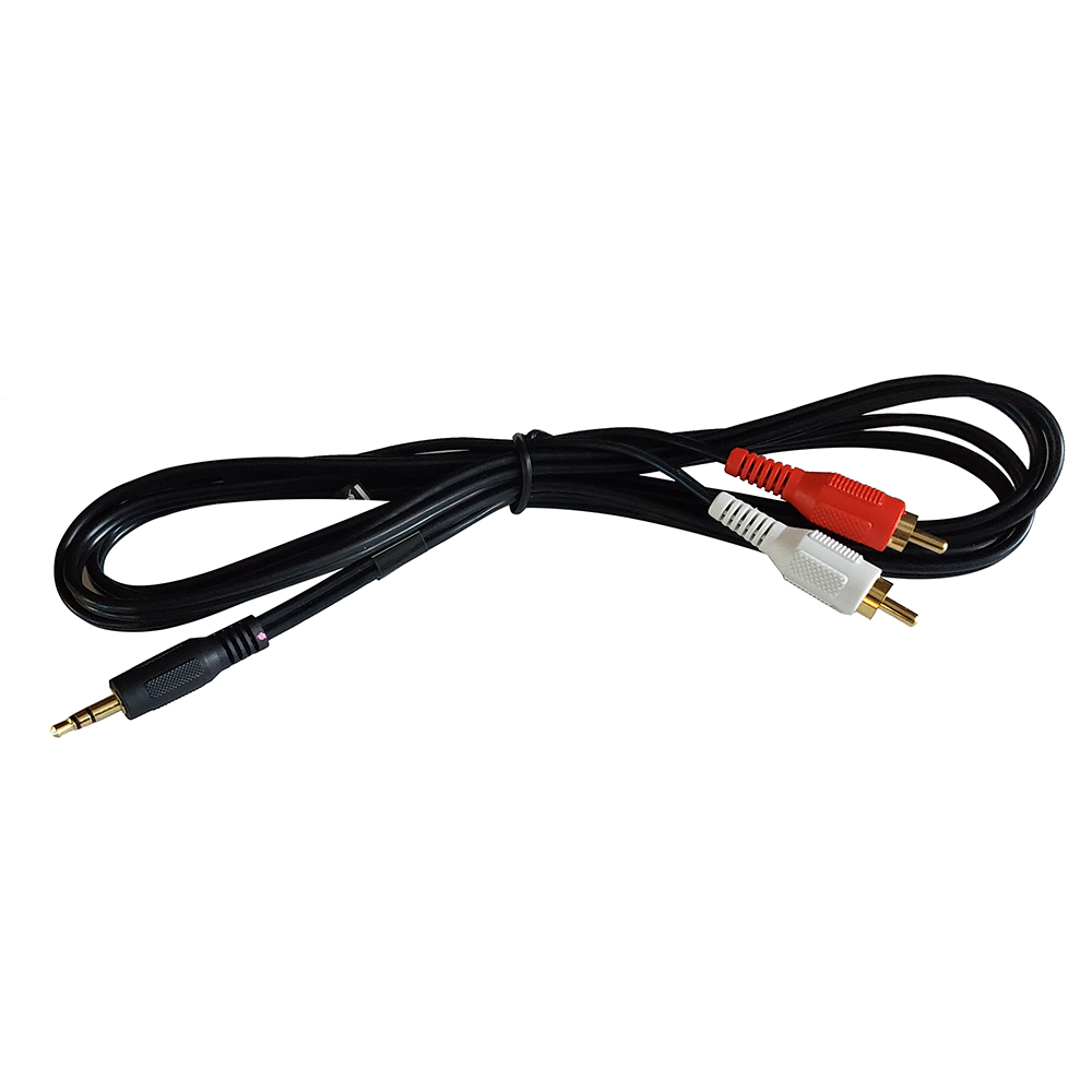 image for Fusion MS-CBRCA3.5 Input Cable – 1 Male (3.5 mm) to 2 Male RCA