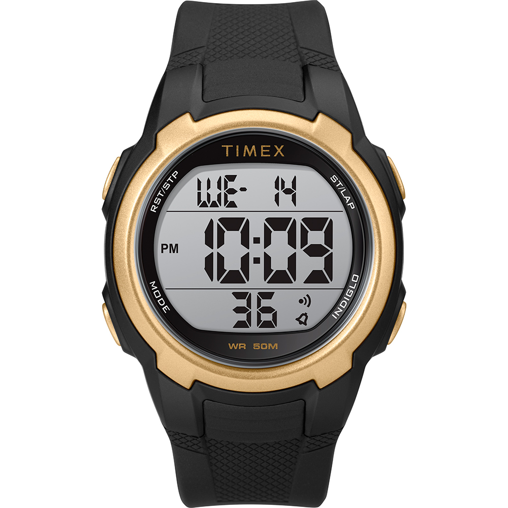 image for Timex T100 Black/Gold – 150 Lap