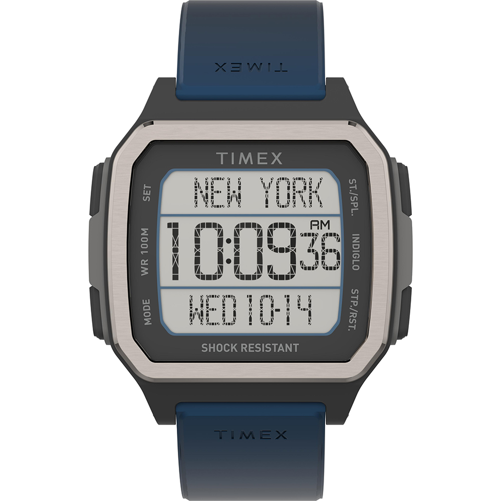 image for Timex Command Urban 47mm – Black Case w/Blue Strap