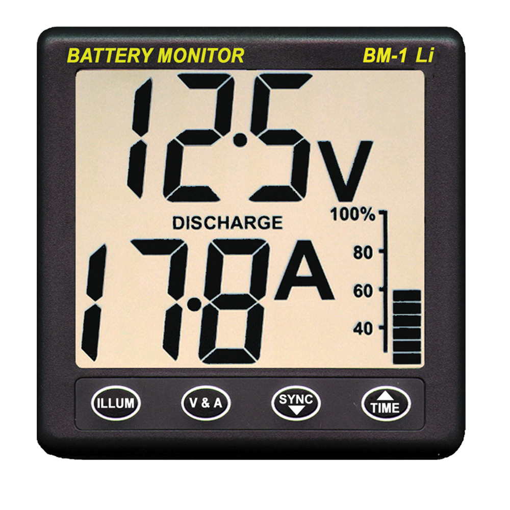 image for Clipper BM-1 LI Battery Monitor f/12V Lithium