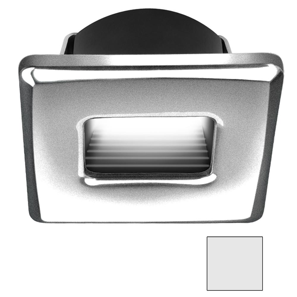 image for i2Systems Ember E1150Z Snap-In – Brushed Nickel – Square – Cool White Light