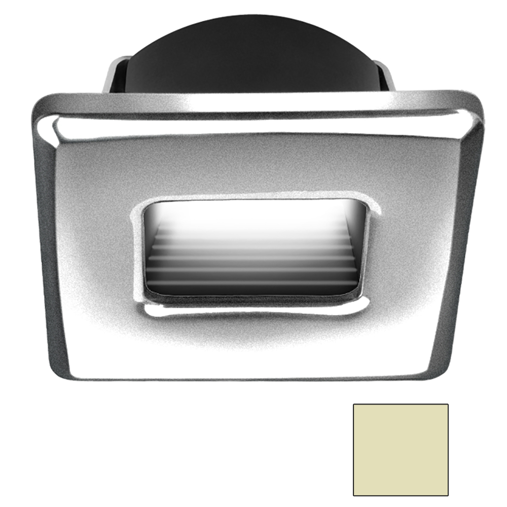 image for i2Systems Ember E1150Z Snap-In – Brushed Nickel – Square – Warm White Light