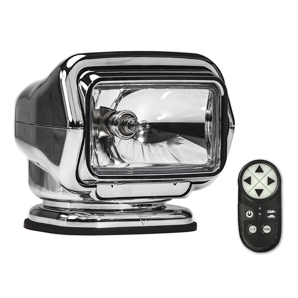 image for Golight Stryker ST Series Portable Magnetic Base Chrome Halogen w/Wireless Handheld Remote