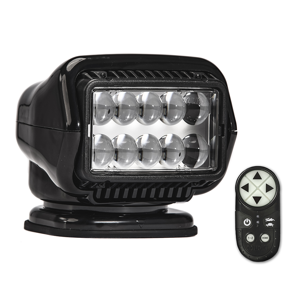 image for Golight Stryker ST Series Portable Magnetic Base Black LED w/Wireless Handheld Remote