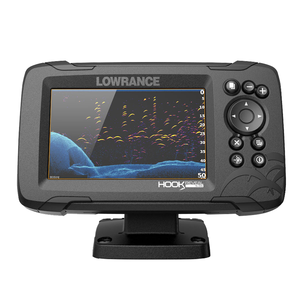 image for Lowrance HOOK Reveal 5x Fishfinder w/SplitShot Transducer & GPS Trackplotter