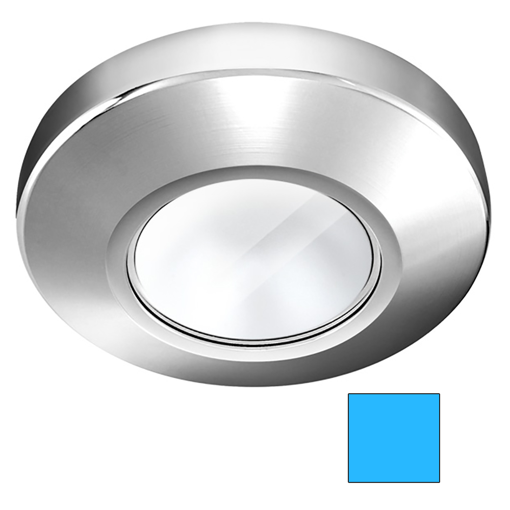 image for i2Systems Profile P1100 1.5W Surface Mount Light – Blue – Chrome Finish