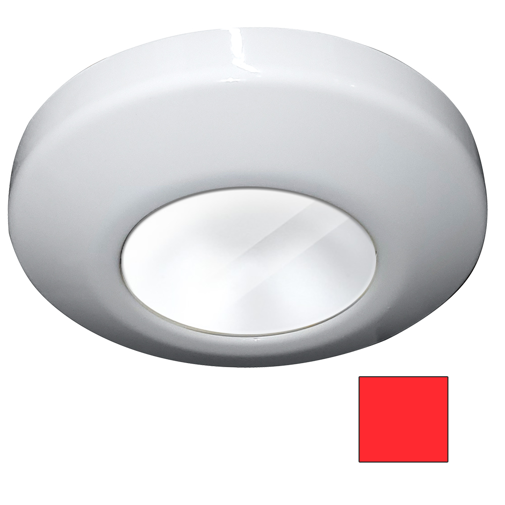 image for i2Systems Profile P1100 1.5W Surface Mount Light – Red – White Finish