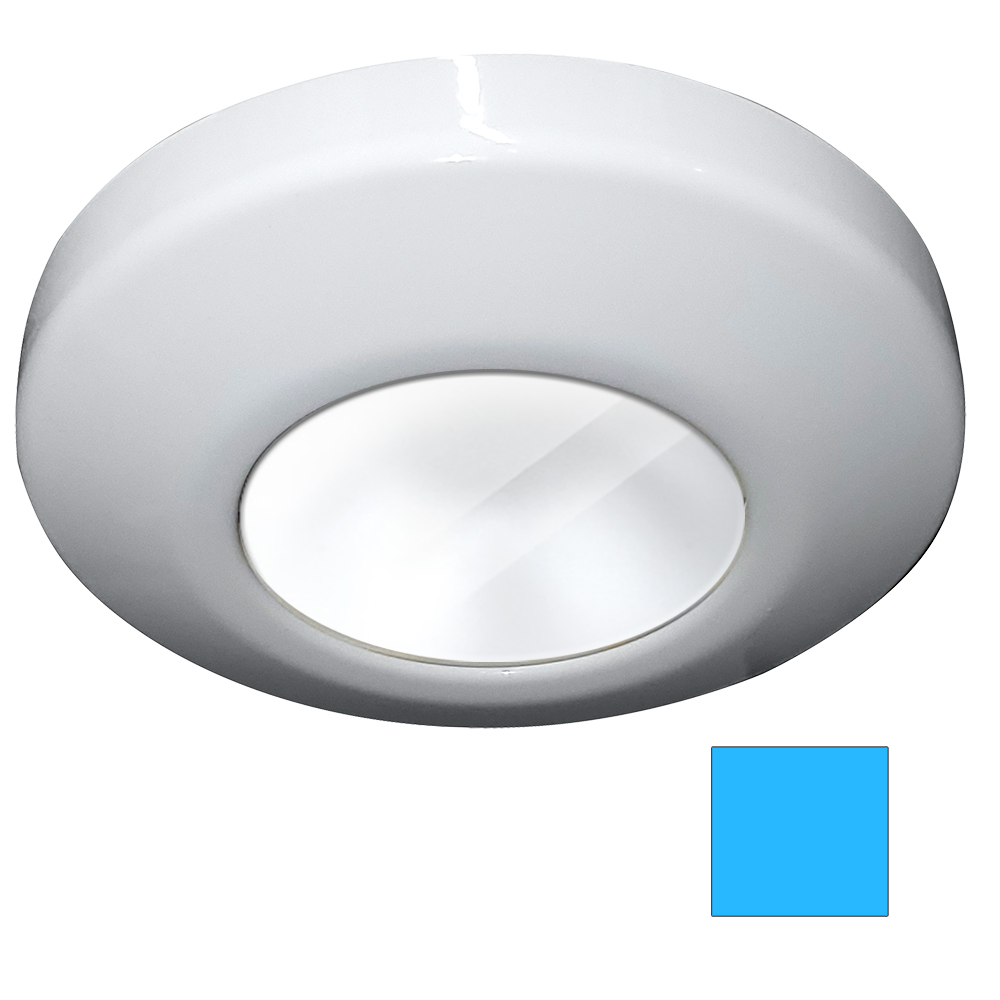 image for i2Systems Profile P1100 1.5W Surface Mount Light – Blue – White Finish