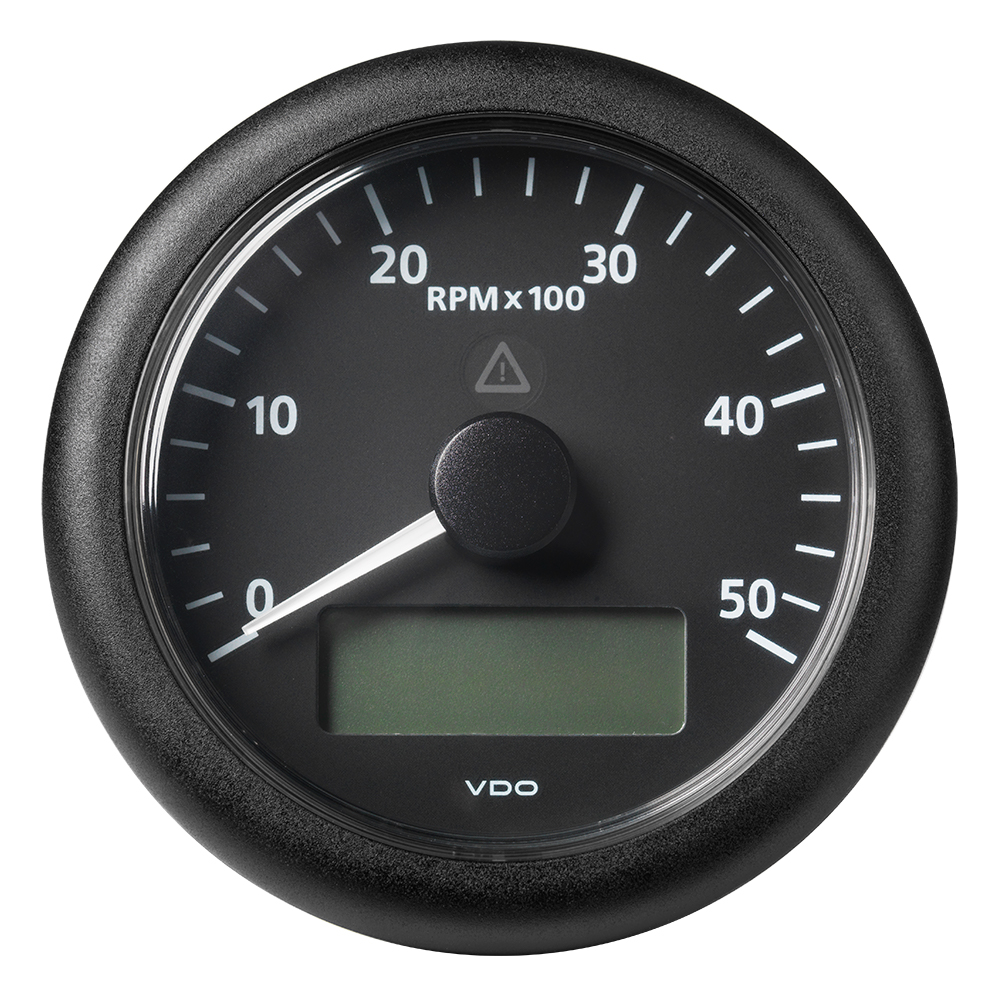 image for Veratron 3-3/8″ (85MM) ViewLine Tachometer w/Multi-Function Display – 0 to 5000 RPM – Black Dial & Bezel