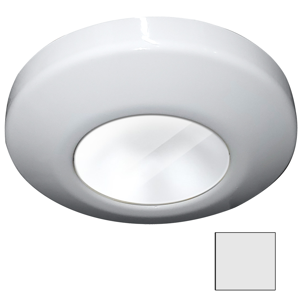 image for i2Systems Profile P1101 2.5W Surface Mount Light – Cool White – White Finish