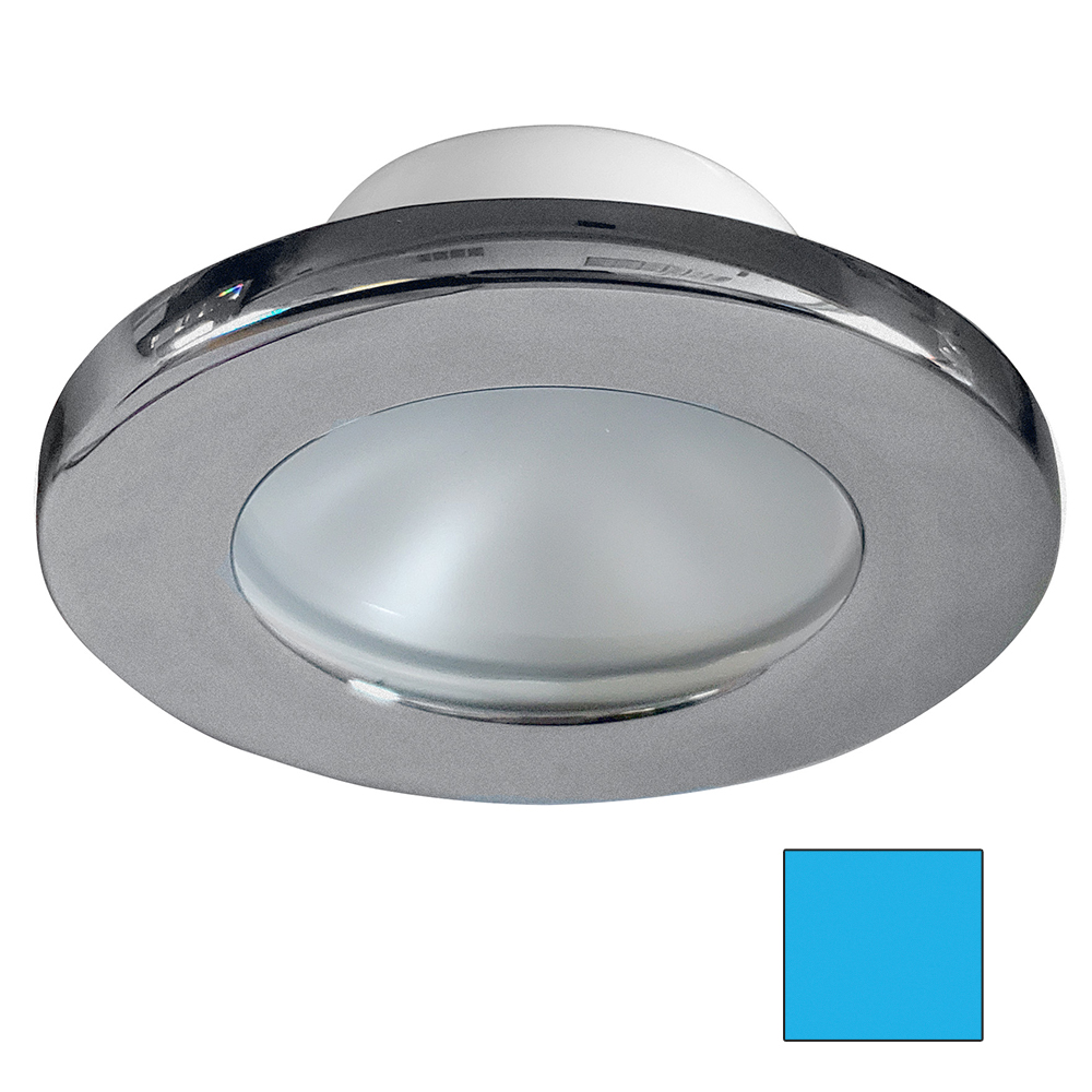 image for i2Systems Apeiron A3100Z Screw Mount Light – Blue – Brushed Nickel Finish