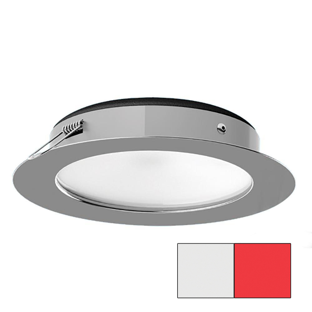 image for i2Systems Apeiron Pro XL A526 – 6W Spring Mount Light – Cool White/Red – Polished Chrome Finish
