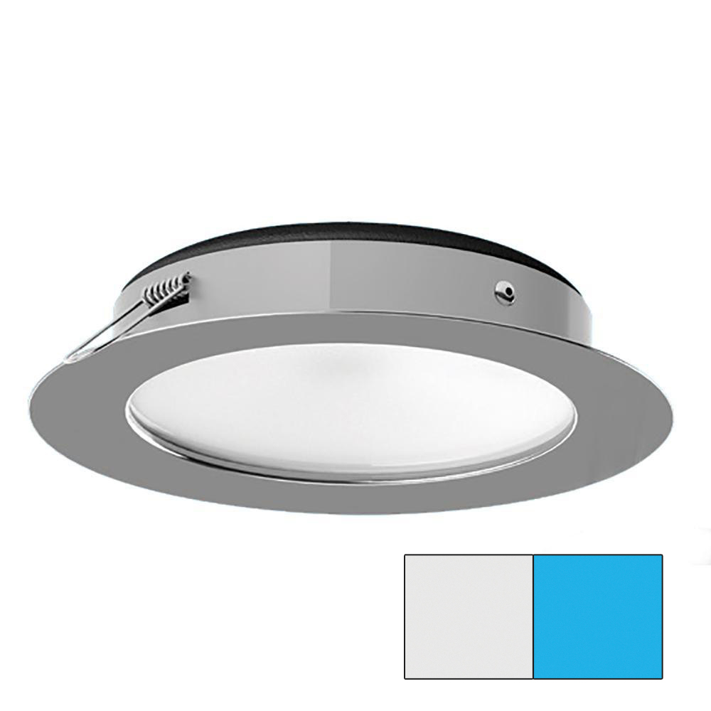 image for i2Systems Apeiron Pro XL A526 – 6W Spring Mount Light – Cool White/Blue – Polished Chrome Finish